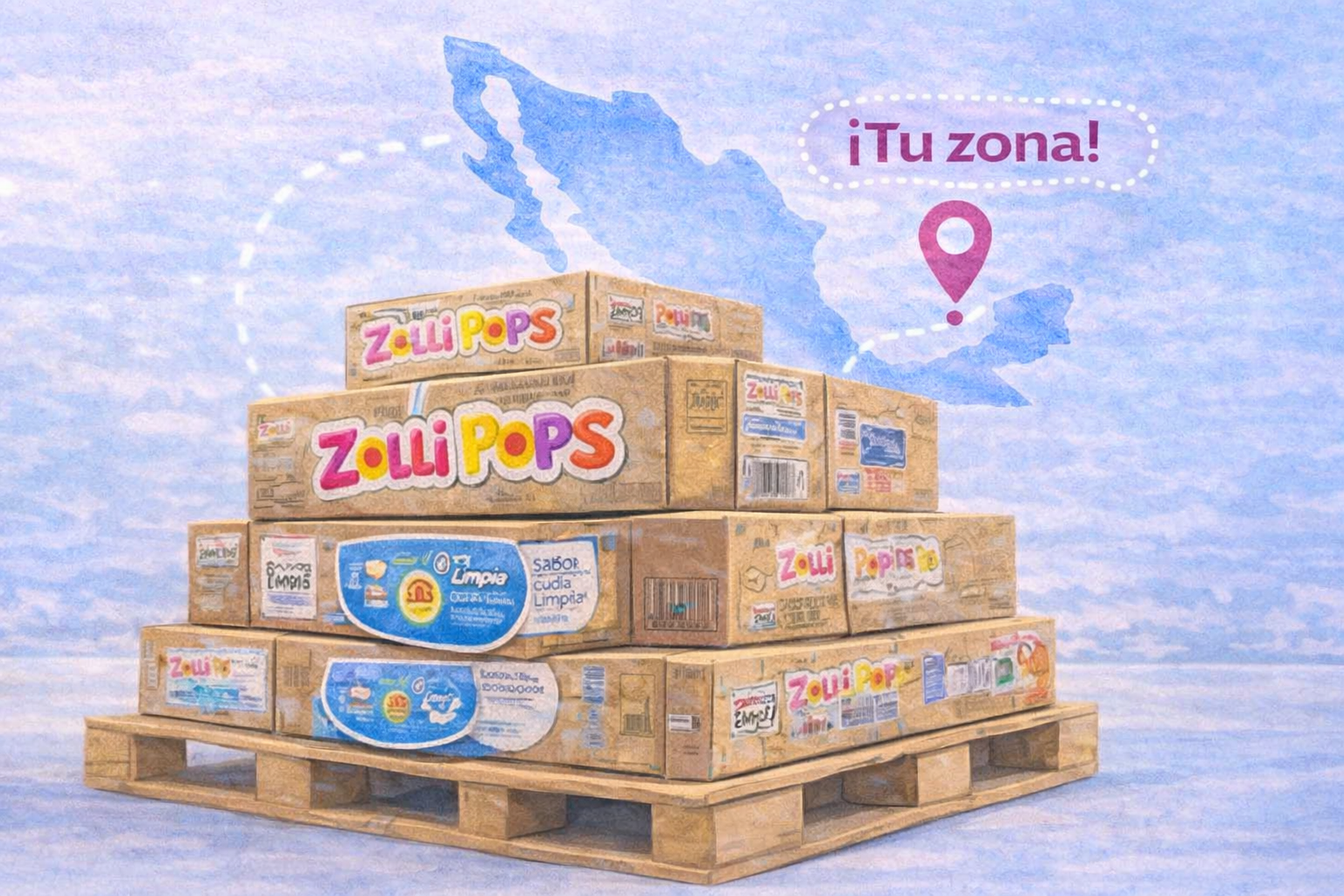 Zolli Pops distribución México - Tu zona